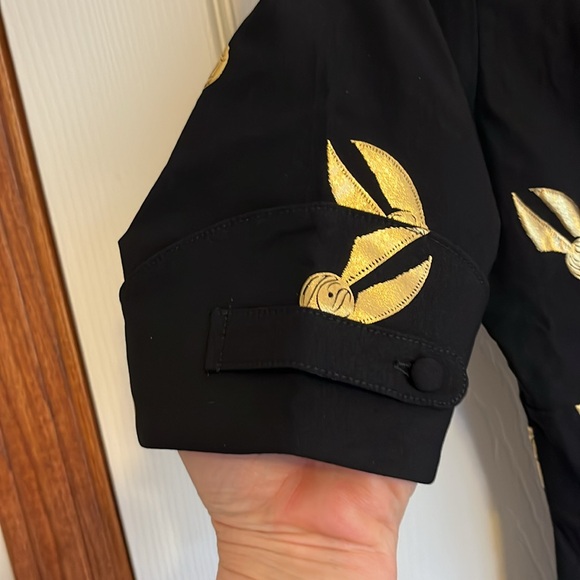 Unique Vintage x Harry Potter Wizarding World Black w/ Gold Snitch Fit & Flare - Picture 6 of 11